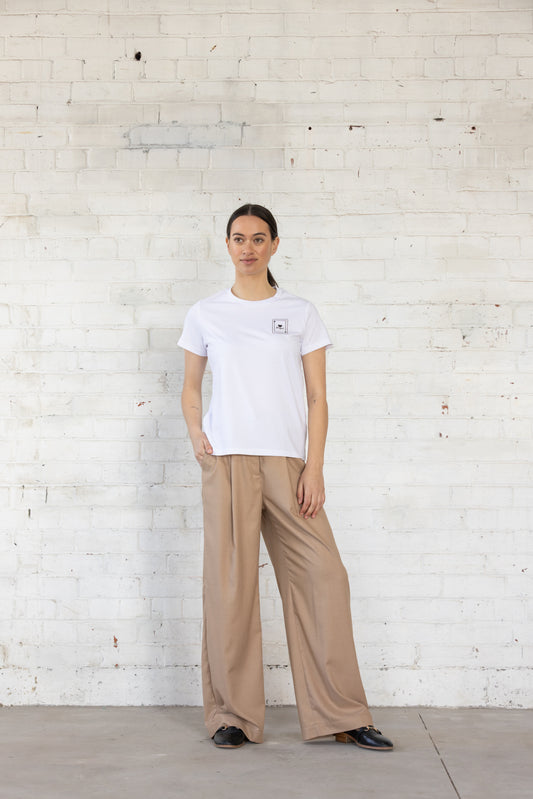 Gambler T-Shirt | White with Black Print