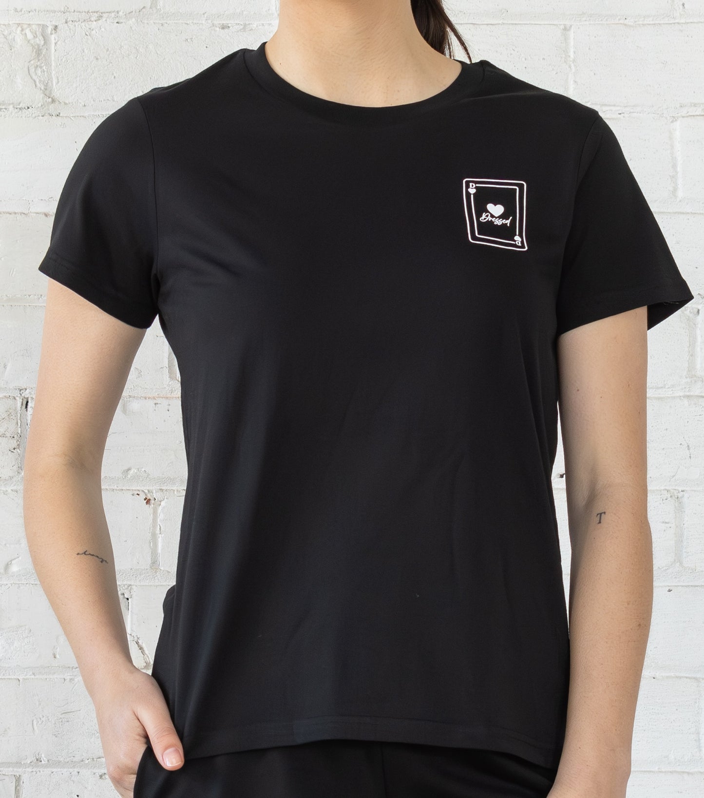 Gambler T-Shirt | Black with White Print