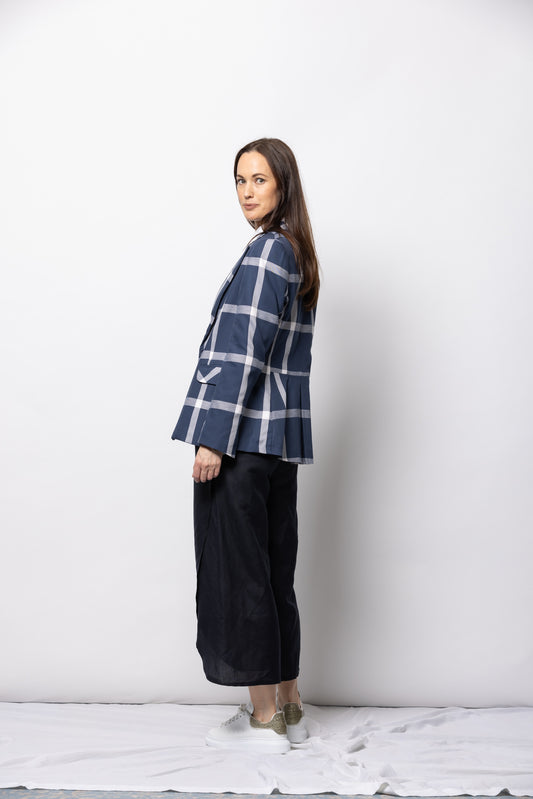 Status Blazer | Navy Check