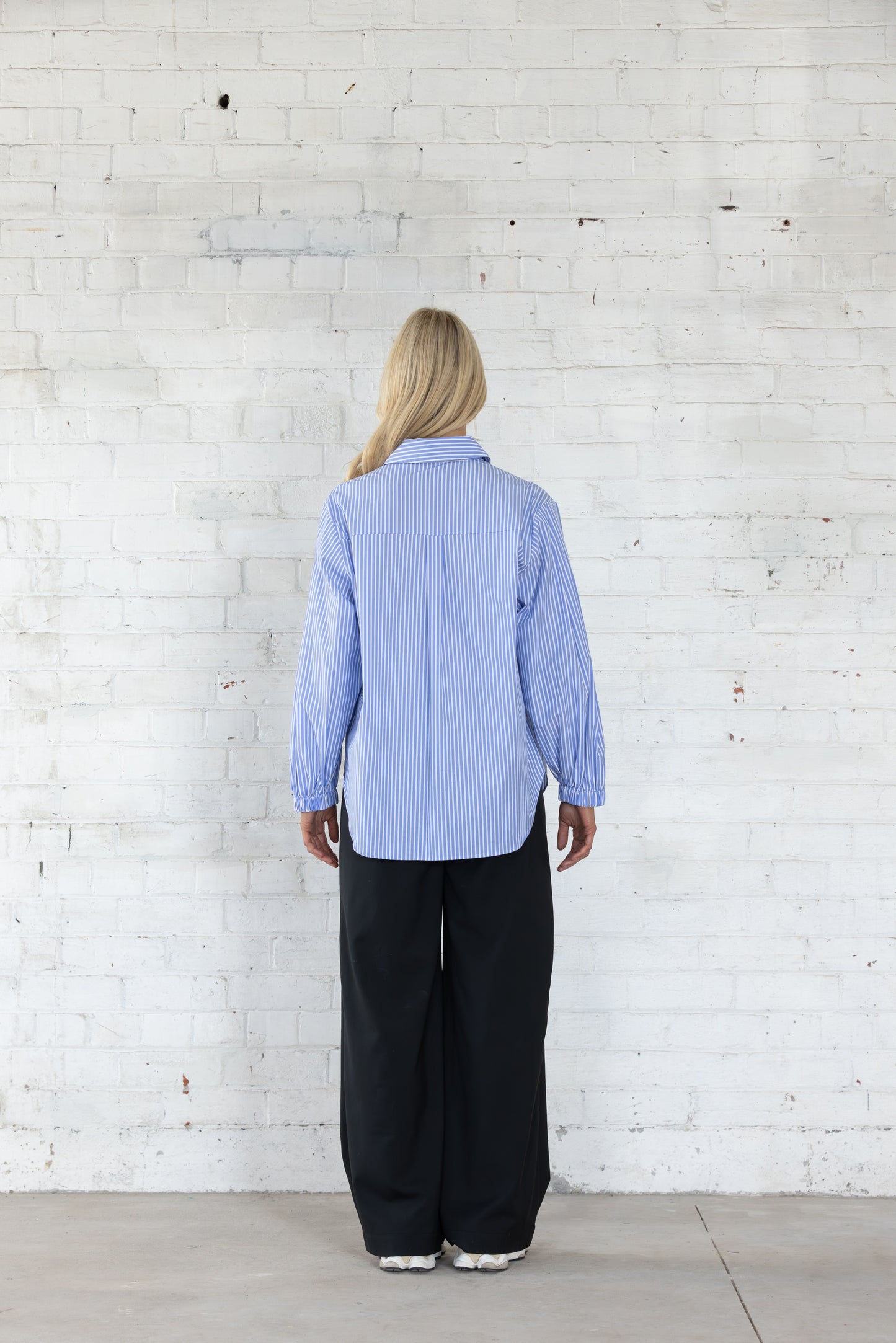 Studio Shirt | Blue White Stripe
